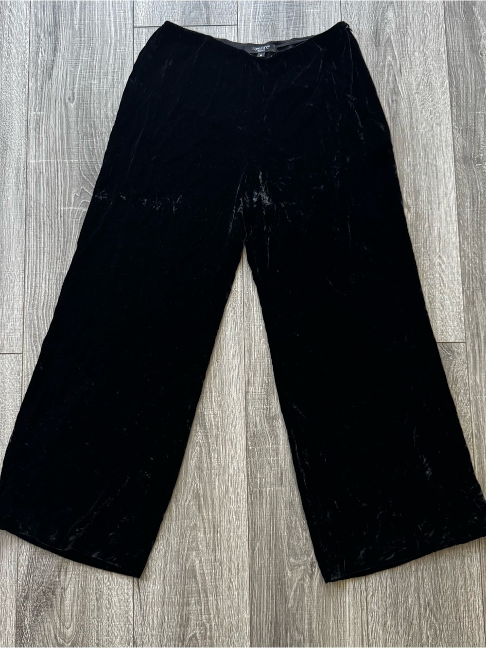Velvet Wide Leg Pants